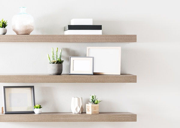 Decorate Floating Shelves