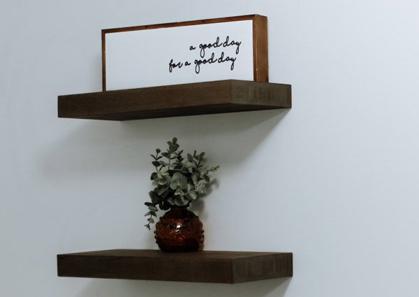 How to Decorate Floating Shelves